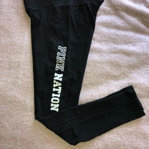 XS VS PINK Yoga Pant Leggings-black